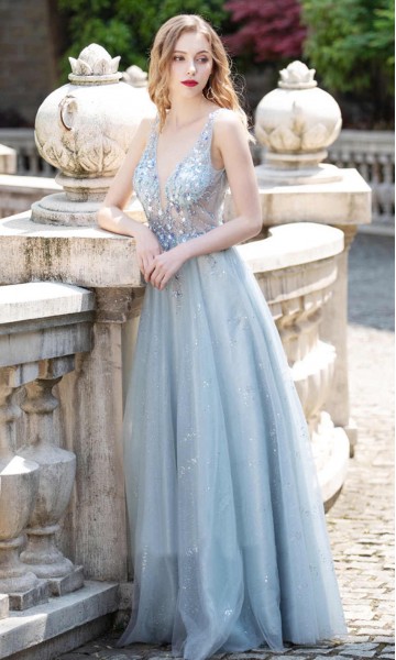 Ice blue prom dress 2019 best sale